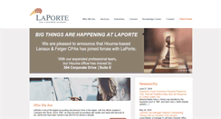 Desktop Screenshot of laporte.com